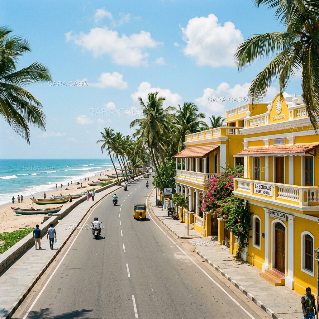 Chennai to Pondicherry ECR Cab Destination Banner